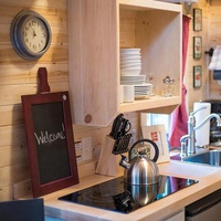 Promotion Deepblue Smarthouse NZ/AS/US EU Standard Portable Mobile Home Petite Maison sur Roues