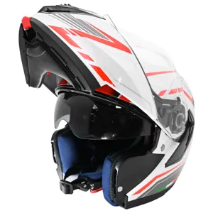 Nhà Máy Giá đôi Visor tùy chỉnh xe máy Mũ bảo hiểm chất lượng cao lật lên mũ bảo hiểm Mũ bảo hiểm đầy đủ mặt cho người lớn