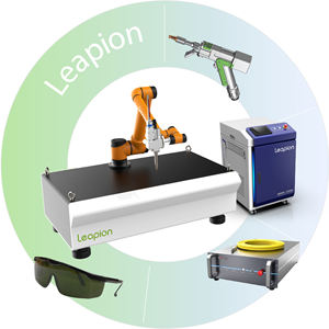 เครื่องเชื่อมเลเซอร์แบบหุ่นยนต์ 1500w เครื่องเชื่อมเลเซอร์อะลูมิเนียม 2000w ระดับความปลอดภัยสูง เครื่องเชื่อมเลเซอร์ 6 แกน - Product Image 1