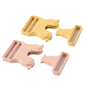Side Release Buckle Alloy 25mm Yellow Pink Durable For Bags Backpacks Waist Bag <b>Webbing</b> Adjustable Snap Fastener Pet Leash - Product Image 4