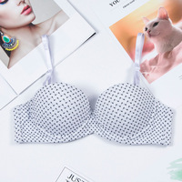 Soutien-gorge push-up confortable sans couture pour femmes, à armatures, coupe trois quarts (3/4)