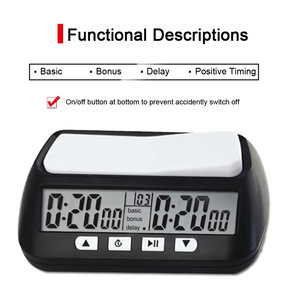 Reloj de Ajedrez Digital al por Mayor, 3 en 1, Multiusos, Portátil, Profesional, Cronómetro - Product Image 6