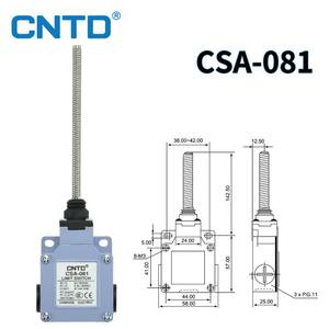Microinterruptor CNTD Changde CSA-081 con 10A Máx. Resorte de Acero Inoxidable Impermeable Actualizado - Product Image 3