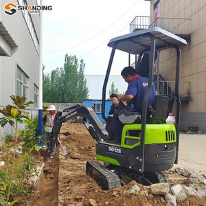 โรงงานขายส่งรถขุดขนาดเล็กแบบมีห้องโดยสาร รถขุดสำหรับฟาร์มจีน ขนาด 1.2 ตัน 2.5 ตัน 3.5 ตัน รถขุดขนาดเล็กแบบกำหนดเองได้ - Product Image 1
