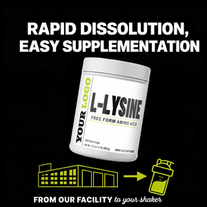 Oem/odm l-ליזין hcl אבקת הסיטונאי | 500g בצובר שריר & תוסף חומצות אמינו - Product Image 6