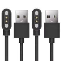Câble de charge magnétique USB pour montre connectée enfant, 2 broches 2,84 mm/4 mm, 7,62 mm/4 broches 7,62 mm