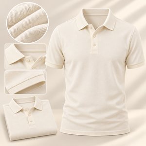 Polo de Algodón Egipcio para Hombre, Premium, Suave, Transpirable, Manga Corta, de Lujo, para Golf y Resort, Ropa Personalizada con Etiqueta Privada - Product Image 2