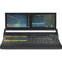 Contrôleur d'éclairage de scène motorisé Fader Dmx 512 Console professionnelle avec écran tactile 2 pièces