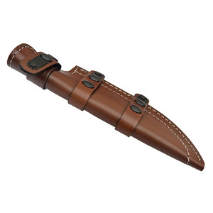 Handmade Leather Knife Sheath Durable <b>Belt</b> Loop Storage Cover for Outdoor Hunting Camping <b>Tools</b> Premium Cowhide Leather Sheath - Product Image 3