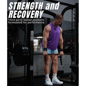 Capsules de créatine monohydratée pure pour adultes en marque privée pour une récupération musculaire plus rapide, force, puissance, aliment santé naturel faible en glucides - Product Image 3