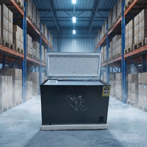 <span class=keywords><strong>Congélateur</strong></span> coffre noir 300L à porte simple, économe en énergie, congélation profonde, pour usage domestique, résidentiel et commercial - Product Image 2