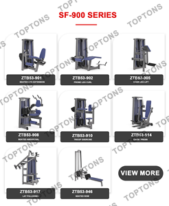 TOPTONS, nuevo equipo de gimnasio, máquina de extensión de <span class=keywords><strong>prensa</strong></span> de piernas, ajustable, <span class=keywords><strong>para</strong></span> rodillas, glúteos, patada, pasador de carga, entrenador Maestro de piernas y cadera - Product Image 6