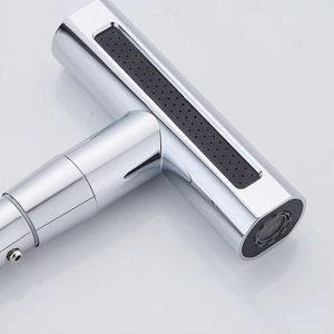 Modern <strong>Kitchen</strong> Tap Sink Mixer Faucet for Hotels and Apartments Pull-Out Waterfall Rain <strong>Shower</strong> Design Plated for Sink for Hotels - Product Image 5