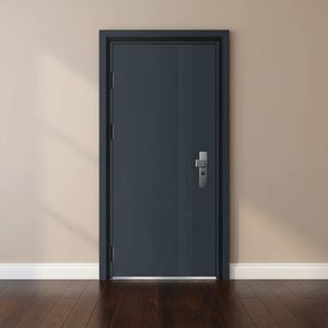 <span class=keywords><strong>Porte</strong></span> de Sécurité Moderne en <span class=keywords><strong>Acier</strong></span>, Manuelle, Ignifugée 45 Min, Entrée Simple, <span class=keywords><strong>Cadre</strong></span> Extérieur, Conception Antivol pour Façade d'Appartement/Maison - Product Image 4