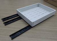 Meubles de cuisine métalliques extensibles personnalisés, tiroir coulissant, longueur et largeur réglables, étagère de rangement pliable pour garde-manger, organisateur d'épices et d'aliments