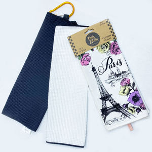 Clip magnético con logotipo de toallas de golf de microfibra impresa personalizada de marca para toallas de golf - Product Image 2