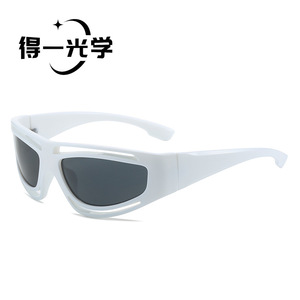 Sports Sunglasses PC Frame UV400 Protection Black Lightweight Cycling <b>Eyewear</b> - Product Image 5