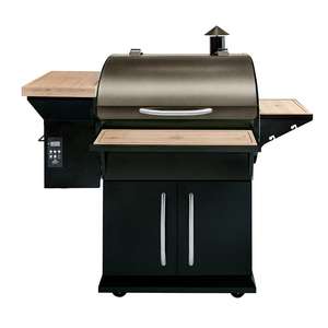 Ahumador de pellets de madera Parrilla de barbacoa Controlador digital de temperatura eléctrica Tolva de pellets para trabajo pesado - Product Image 6