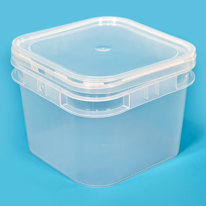 Tùy chỉnh bán buôn tùy chỉnh logo và màu sắc 2L 3L 5L 6L 10L 12L 15L 18L 20L 25L 28L vuông đóng gói nhựa xô - Product Image 4