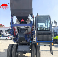 Camion malaxeur à béton autochargeur CE ISO avec chargeur 1,5 m³ – Machine à béton autochargeante