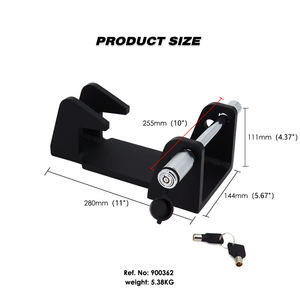 Cerradura de enganche de remolque de cuello de cisne de acero de alta resistencia compatible con todos los remolques de cuello de cisne de para transportistas de ganado y vehículos recreativos - Product Image 2