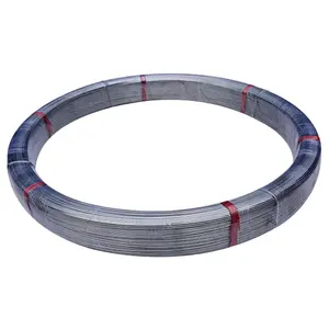 high tensile galvanized oval wire 17/15 3.0x2.4mm 700kgf galvanizado arame de aco