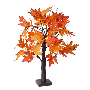 <b>LED</b> Maple Leaf <b>Tree</b> Light Warm Glow Indoor Decor For Halloween Christmas Party Home Decoration - Product Image 5