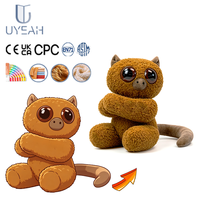 Jouets en peluche personnalisés UYEAH CE/CPC/En71/ASTM OEM/ODM, singe en peluche, chat en peluche mignon, rembourrage en coton doux, poupées en peluche