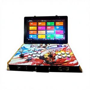 Console Pandora LCD 19-27 pollici modello <span class=keywords><strong>2000</strong></span> - 26800 Gamesdual Joystick con pulsante circuito stampato, Console di gioco portatile - Product Image 6