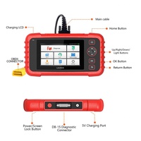 Escáner OBD2 Profesional LAUNCH CRP123X V2.0, Lector de Códigos de 12V, Herramienta de Diagnóstico para Todos los Autos