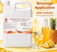 Arôme alimentaire liquide soluble dans l'eau à l'ananas sucré, essence concentrée pour boissons, jus, gelées, bonbons, transformation alimentaire