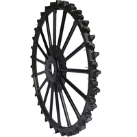 Roues en caoutchouc massif avec jante en acier, finition noire, 1800x100mm, garantie 2 ans, pour pulvérisateur à flèche de tracteur agricole - Fournisseur YT Factory