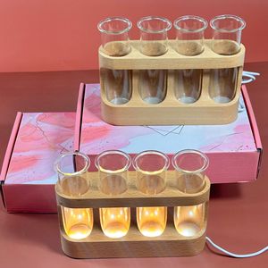 Plantes vertes hydroponiques en stock, fleurs fraîches et séchées, lampes à tube, lumières d'ambiance LED pour arrangements floraux, décoration intérieure - Product Image 1