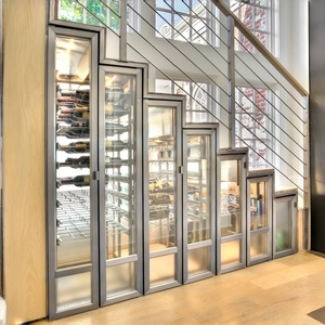 Service de conception de meubles sur mesure, armoire à vin intégrée en acier inoxydable, température constante, personnalisation à guichet unique - Product Image 5