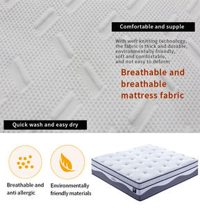 Housse en tissu jacquard tricoté pour matelas de literie en fibre de bambou pour ressorts ensachés dans le canapé et le matelas - Product Image 2