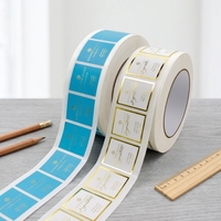 Étiquettes personnalisées de luxe en feuille d'or, étiquettes rectangulaires imperméables de qualité supérieure pour l'image de marque des cosmétiques haut de gamme