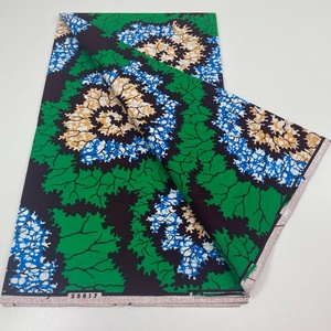 <span class=keywords><strong>Pagne</strong></span> Super Réel en Coton 100% Biologique, 6 Yards, Tissu Africain Batik, Robe Tissée, <span class=keywords><strong>Pagne</strong></span> <span class=keywords><strong>Hollandais</strong></span> Peigné, Chaussures en Tissu d'Organza pour Filles - Product Image 2