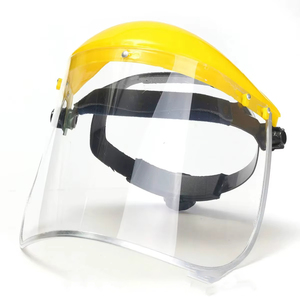 Wholesale Breathable Transparent PVC Full Face Shield Motorcycle Equipment with Eye Screen Hat <b>Ski</b> - Product Image 1