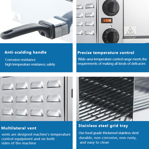 New Commercial Electric Baking Oven 110V Portable Heating Furnace for Bakery Home Use Flour-<strong>Based</strong> <strong>Pizza</strong>/<strong>Bread</strong> <strong>Maker</strong> 1-Year - Product Image 6