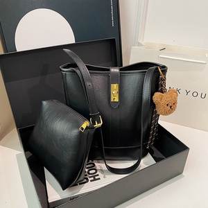 Meilleure vente usine mode rétro seau sacs de bureau pour femmes luxe Premium Sense épaule femmes sac à bandoulière - Product Image 5