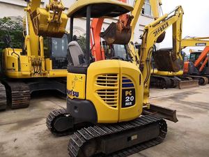 Mini-excavatrice Komatsu PC20 d'occasion avec moteur Kubota, prix bas, bon état de fonctionnement, composants clés incluant la pompe et le moteur - Product Image 2