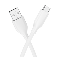 Vente en gros 1.2M USB-C Silicone souple liquide USB 2.0 Type C Charge rapide Câble de données à 4 cœurs Câble de charge multi-téléphone