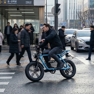 <span class=keywords><strong>Vélo</strong></span> électrique compact et peu encombrant <span class=keywords><strong>de</strong></span> style rétro <span class=keywords><strong>pour</strong></span> la ville, avec batterie 48V 16Ah, idéal <span class=keywords><strong>pour</strong></span> les parkings <span class=keywords><strong>de</strong></span> vélos <span class=keywords><strong>de</strong></span> gares métro - Product Image 5