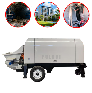 Bomba de Hormigón Eléctrica de Alta Presión, de Uso Industrial, Integrada, de Alta Capacidad de Carga y Productividad de 25m/h, Directo de Fábrica - Product Image 4