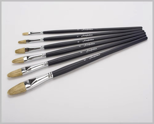 Pennello Professionale Fontainebleau con Setole di Cinghiale, Pennello di Alta Qualità per <span class=keywords><strong>Pittura</strong></span> a <span class=keywords><strong>Olio</strong></span> - Product Image 2