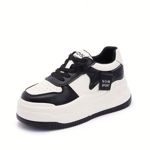 Zapatillas Deportivas para Mujer, Primavera 2026, Nueva Llegada, Zapatillas Blancas con Tacón Integrado y Suela Gruesa, Zapatos Casuales y Cómodos para Mujer - Product Image 3