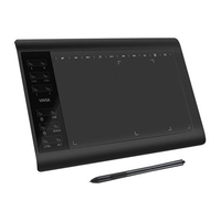 Tablette graphique numérique avec 8192 niveaux de pression et 8192 rapports de fréquence, compatible ordinateur portable