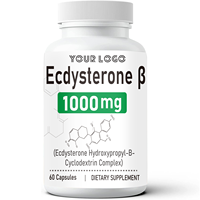 Suppléments diététiques anaboliques naturels de marque de distributeur OEM capsules d'ecdystérone mélange d'herbes augmente la masse musculaire et booster d'énergie