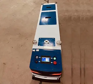 똑똑한 견인 AGV 트랙터 물자 수송 로봇 창고 자동화된 인도된 차량