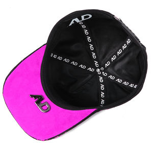 قبعة جلد مدبوغ كلاسيكية عالية الجودة بشعار مطرز مخصص ، 5 ألواح ، حافة منحنية رياضية Gorras os مع شعار - Product Image 6